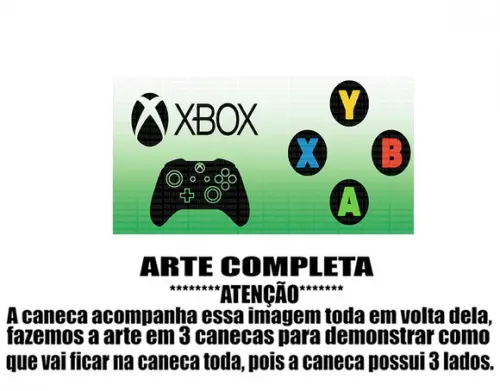 Caneca Polímero Xbox Personalizada