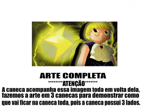 Caneca Polímero Zatch Bell Personalizada
