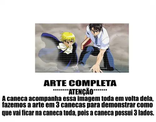 Caneca Polímero Zatch Bell Personalizada