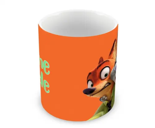 Caneca Polímero Zootopia Personalizada