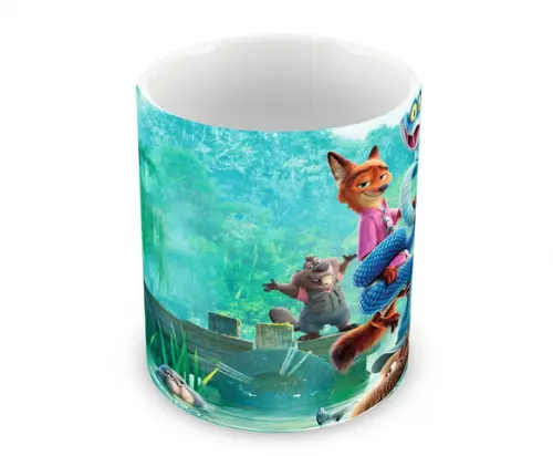 Caneca Polímero Zootopia Personalizada