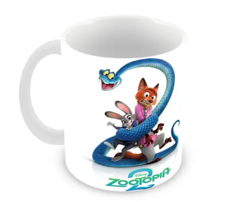 Caneca Polímero Zootopia Personalizada