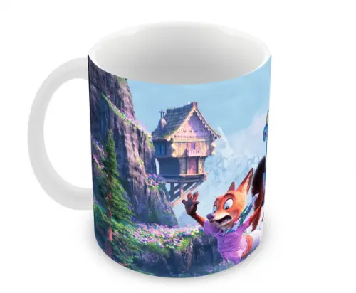 Caneca Polímero Zootopia Personalizada
