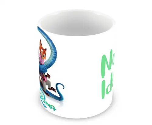 Caneca Polímero Zootopia Personalizada