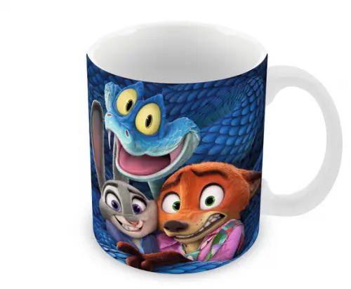 Caneca Polímero Zootopia Personalizada