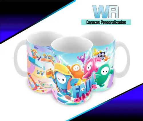 Qcaneca Polímero Fall Guys Personalizada