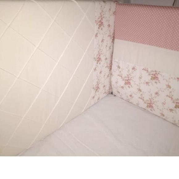 kit berço menina floral slim