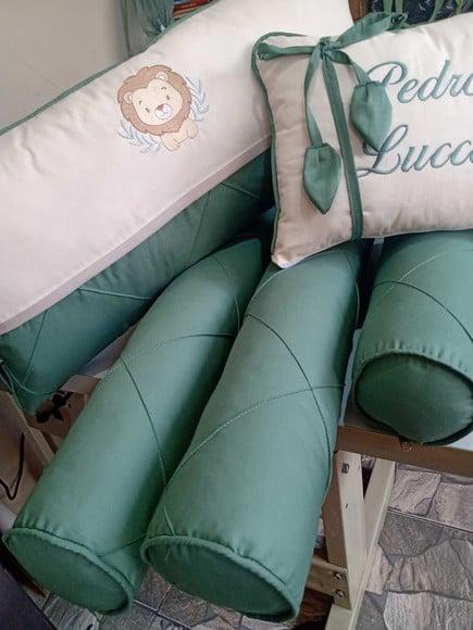 Kit Berço Personalizado Leaozinho safari