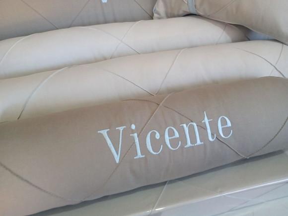 Kit Berço Personalizado Padrão Americano cinza