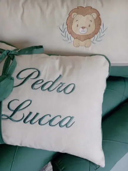 Kit Berço Personalizado Leaozinho safari