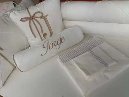 Kit Berço Personalizado Menino Padrão Americano 8 Peças