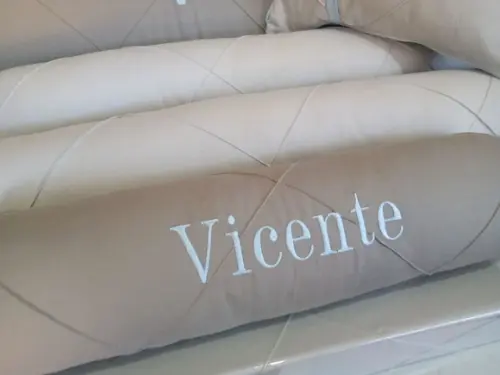 Kit Berço Personalizado Padrão Americano cinza