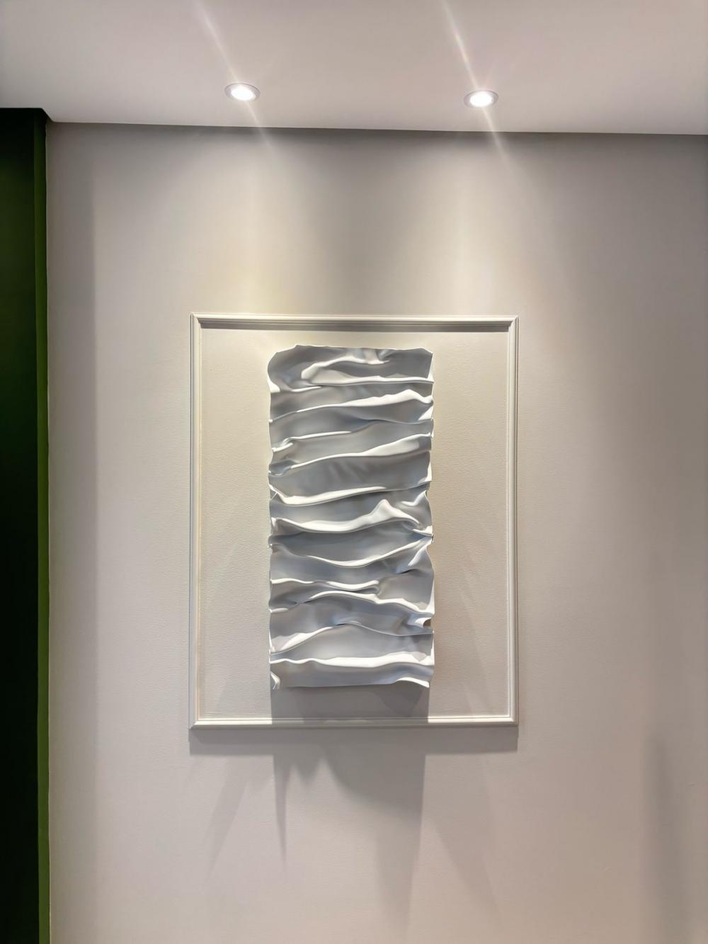 Escultura de parede Modelo dobraduras