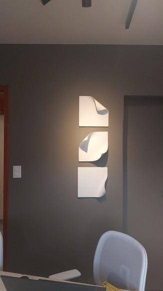 Escultura de Parede Abstrata (valor Unitário)