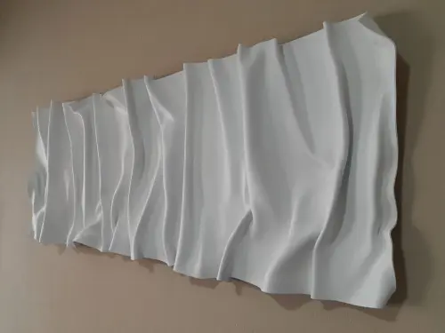 Escultura de parede Modelo dobraduras