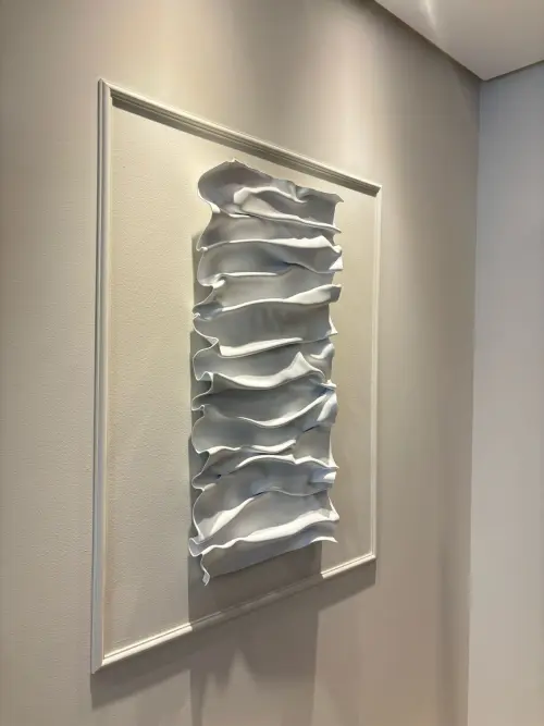 Escultura de parede Modelo dobraduras