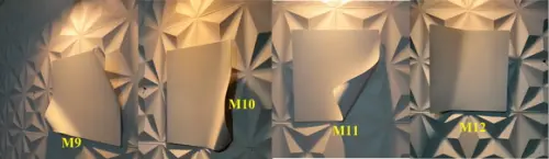Conjunto 8 Esculturas de Metal Abstrada