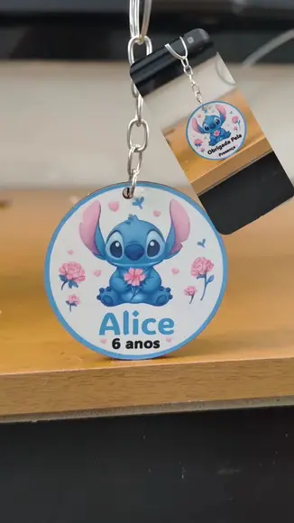 Chaveiro Personalizado Dupla Face