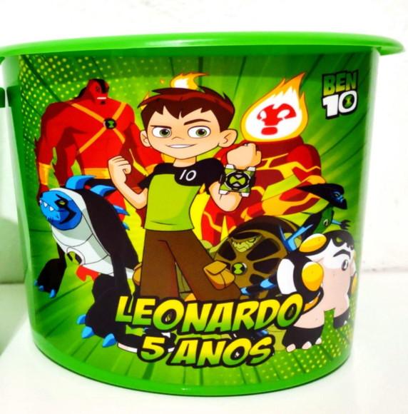 Balde de Pipoca 1,5 Ben 10