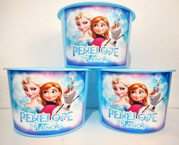 Balde de Pipoca 1,5 Frozen