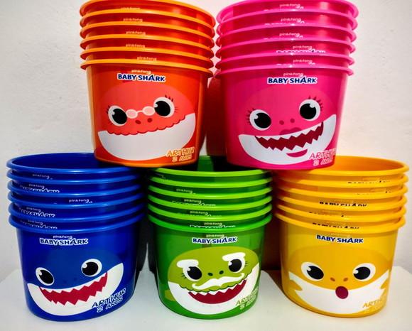Balde de Pipoca Baby Shark