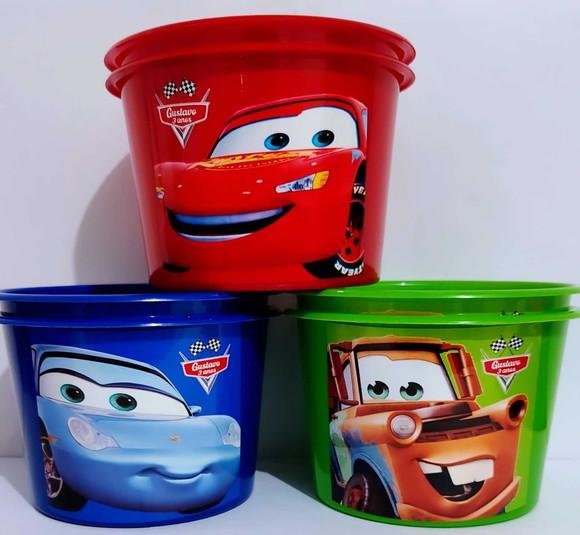 Balde de Pipoca Carros