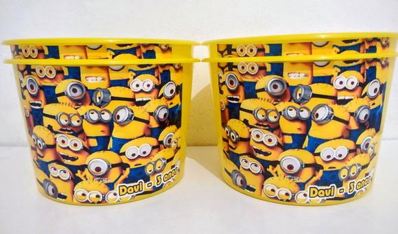Balde de Pipoca Minions