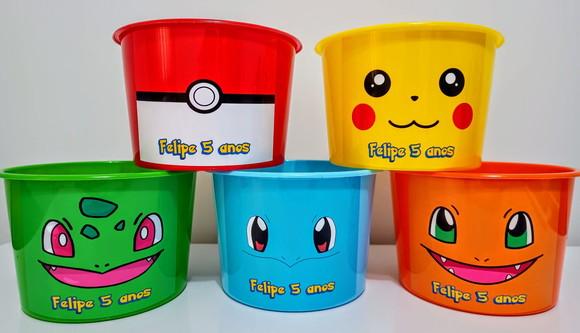 Balde de Pipoca Pokemon