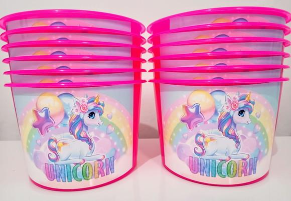 Balde de Pipoca Unicornio