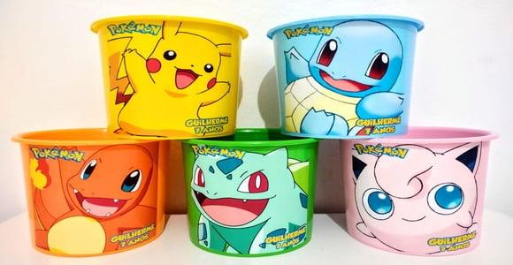 Baldinho de Pipoca Pokemon