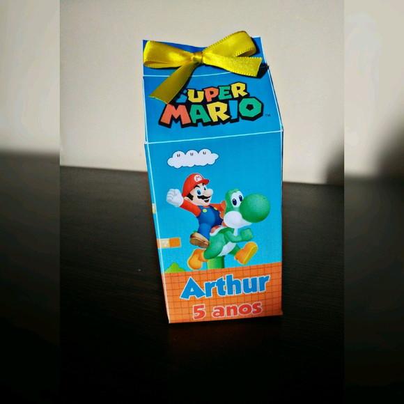 Caixinha milk super mario