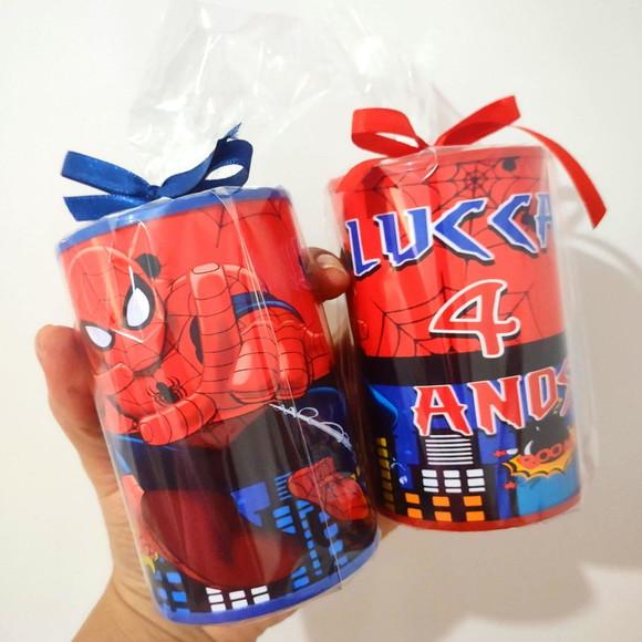 Cofrinho homem aranha