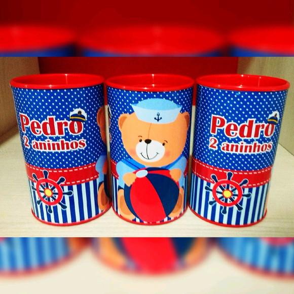 Cofrinho ursinho marinheiro