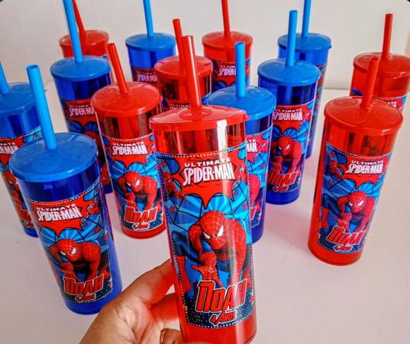 Copo Longdrink Homem Aranha