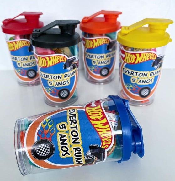 Copo Tampa Shake Hot Wheels