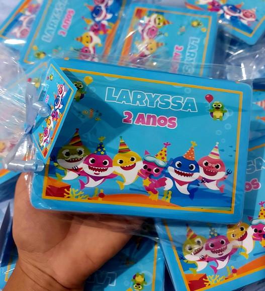 Estojo de colorir baby shark