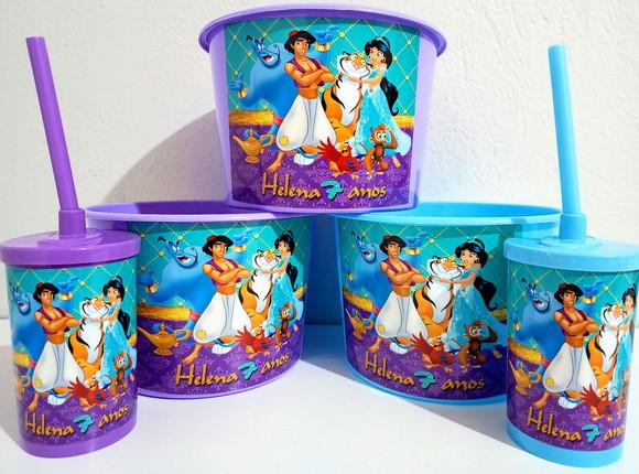 Kit Cineminha Jasmine e Alladin