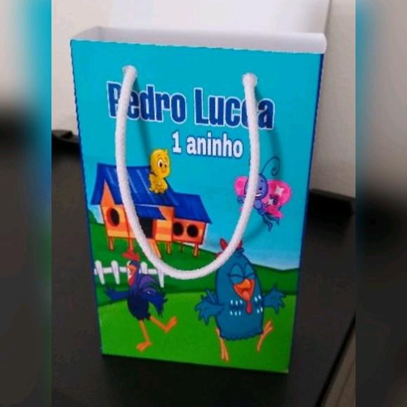 Sacolinha galinha pintadinha