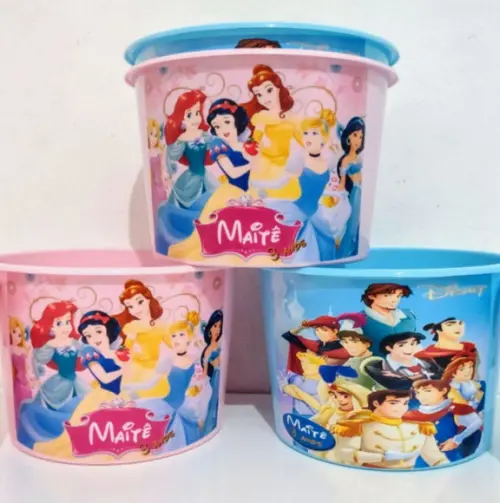 Balde de Pipoca 1,5 Litros Princesas