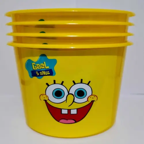 Balde de Pipoca Bob Esponja