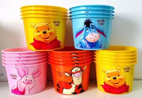Balde de Pipoca Ursinho Pooh