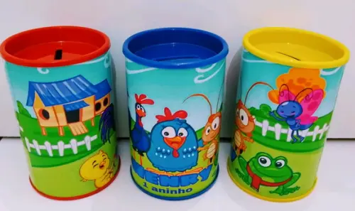 Cofrinho galinha pintadinha