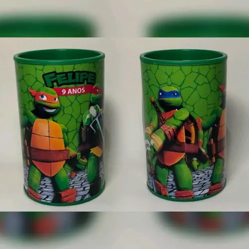 Cofrinho tartarugas ninja