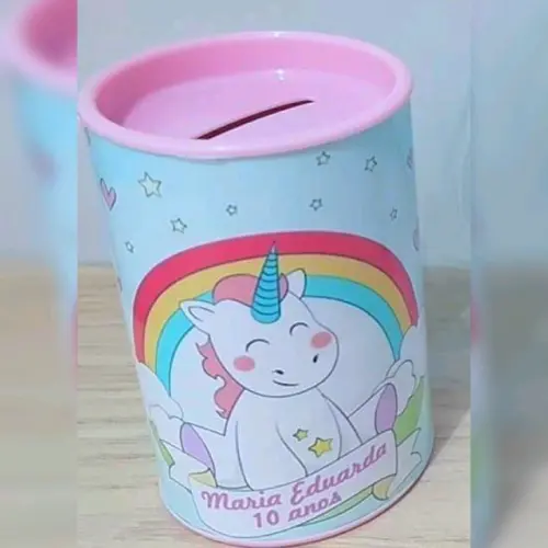 Cofrinho unicornio