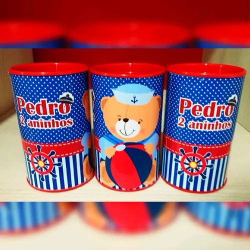 Cofrinho ursinho marinheiro