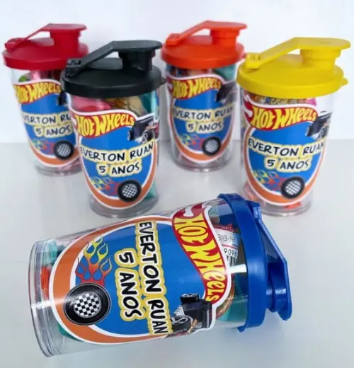 Copo Tampa Shake Hot Wheels