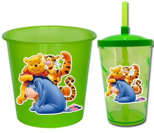 Kit Cinema Ursinho Pooh ( Balde 2,5 Litros)