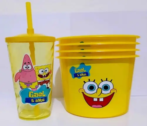Kit Cineminha Bob Esponja