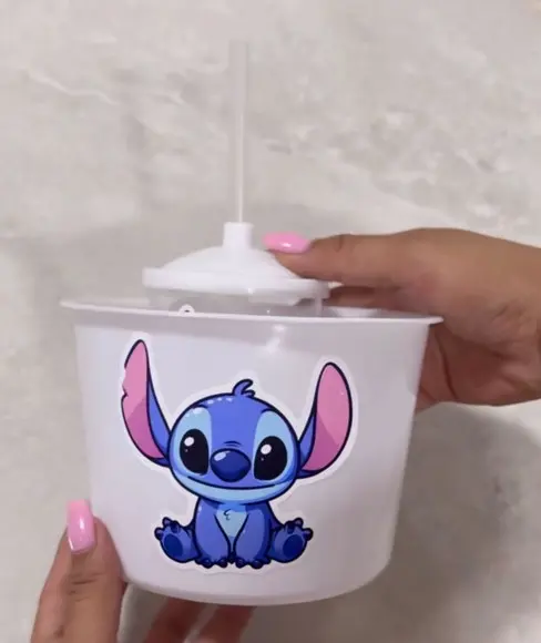 Kit Cineminha Stich Copo 500 ml