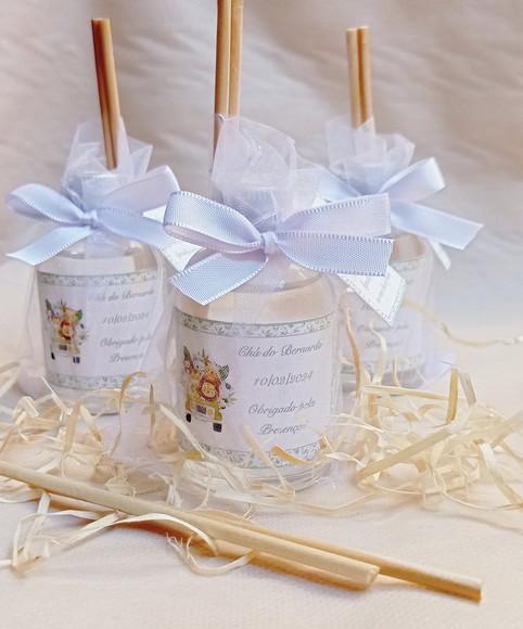 Lembrancinha Aromatizador Chá de Bebê Safári